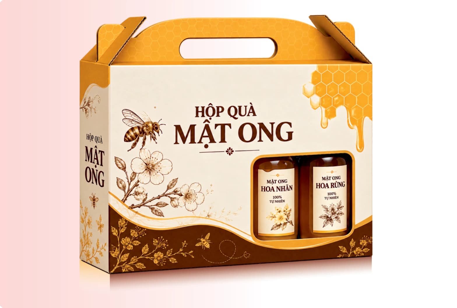Bao bì Mật Ong Nguyên Chất — Hộp 34 × 7,3 × 17